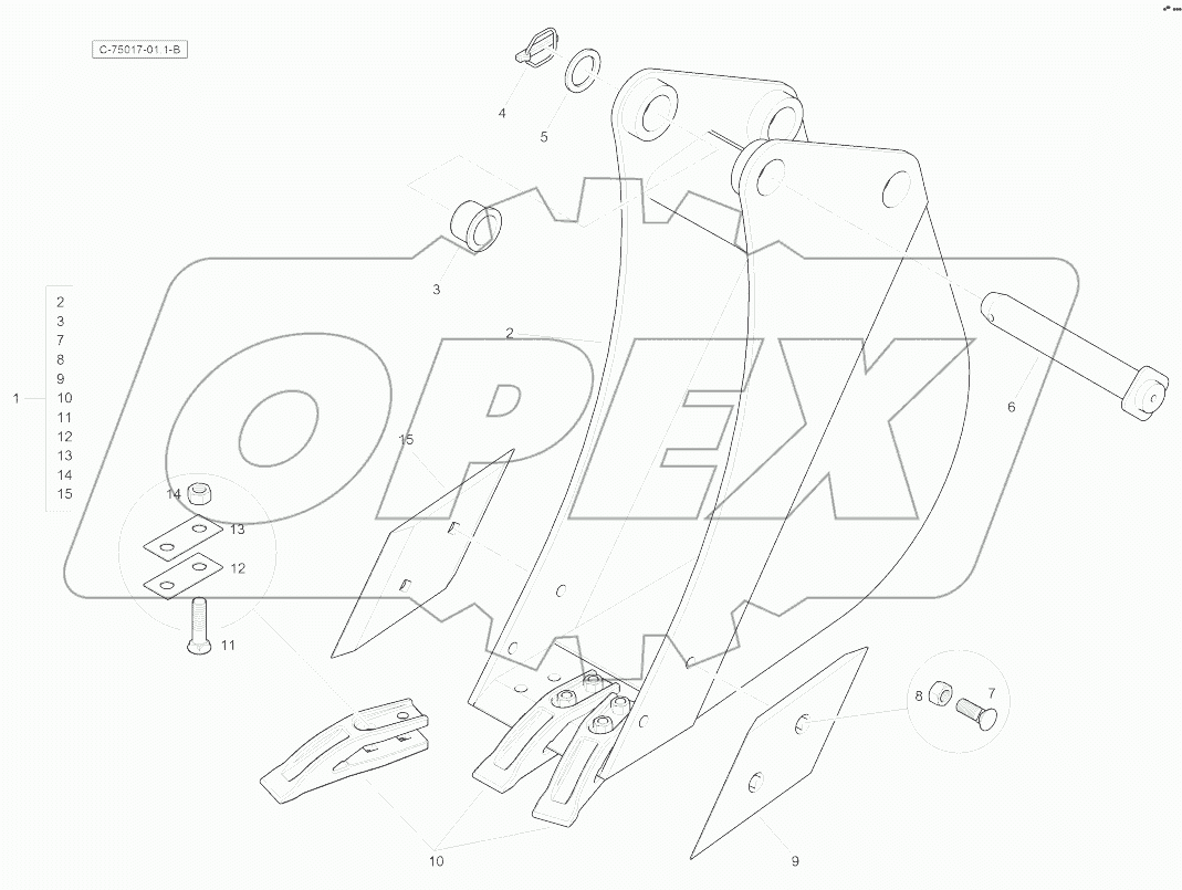 Digger Bucket - Standard - 300mm
