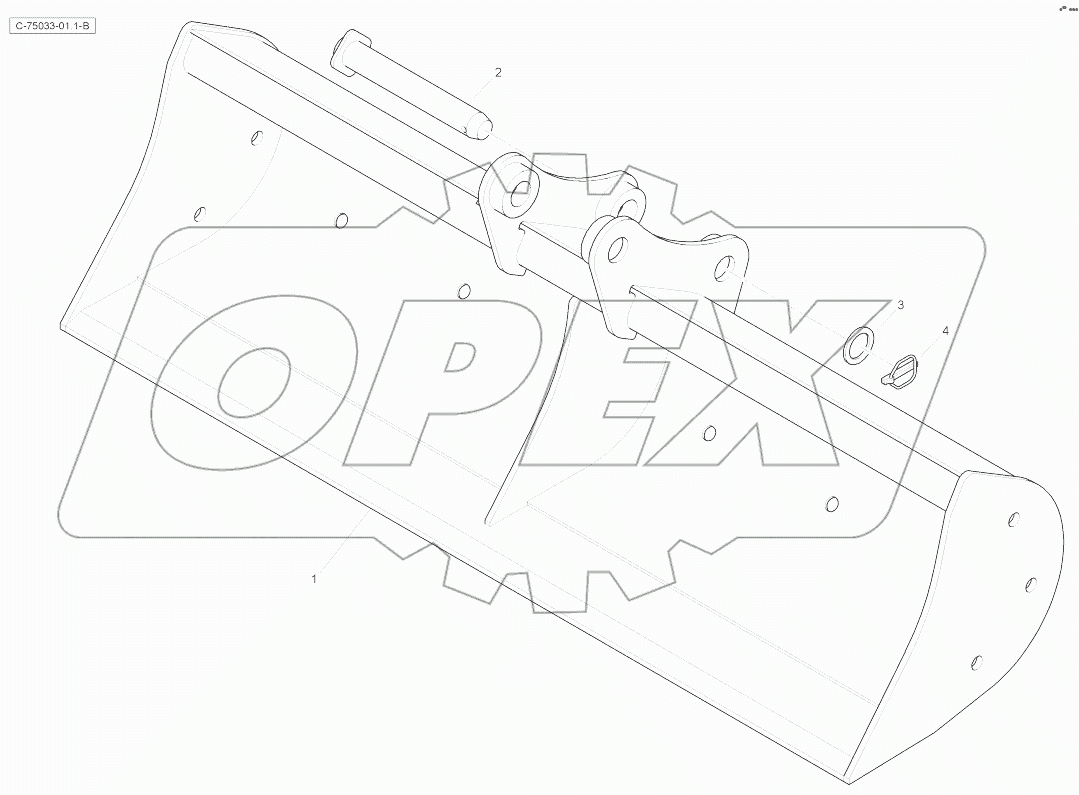 Digger Bucket - Ditch - 1800mm