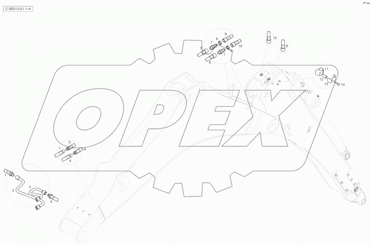 Extender Hydraulics - Sideshift