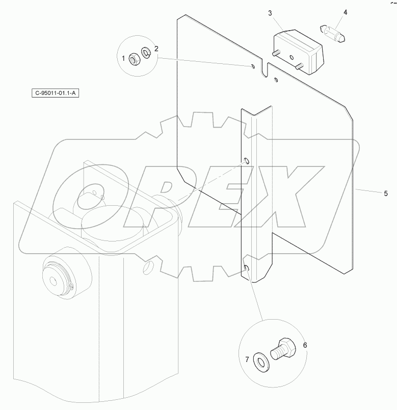 Licence Plate Holder - Rear