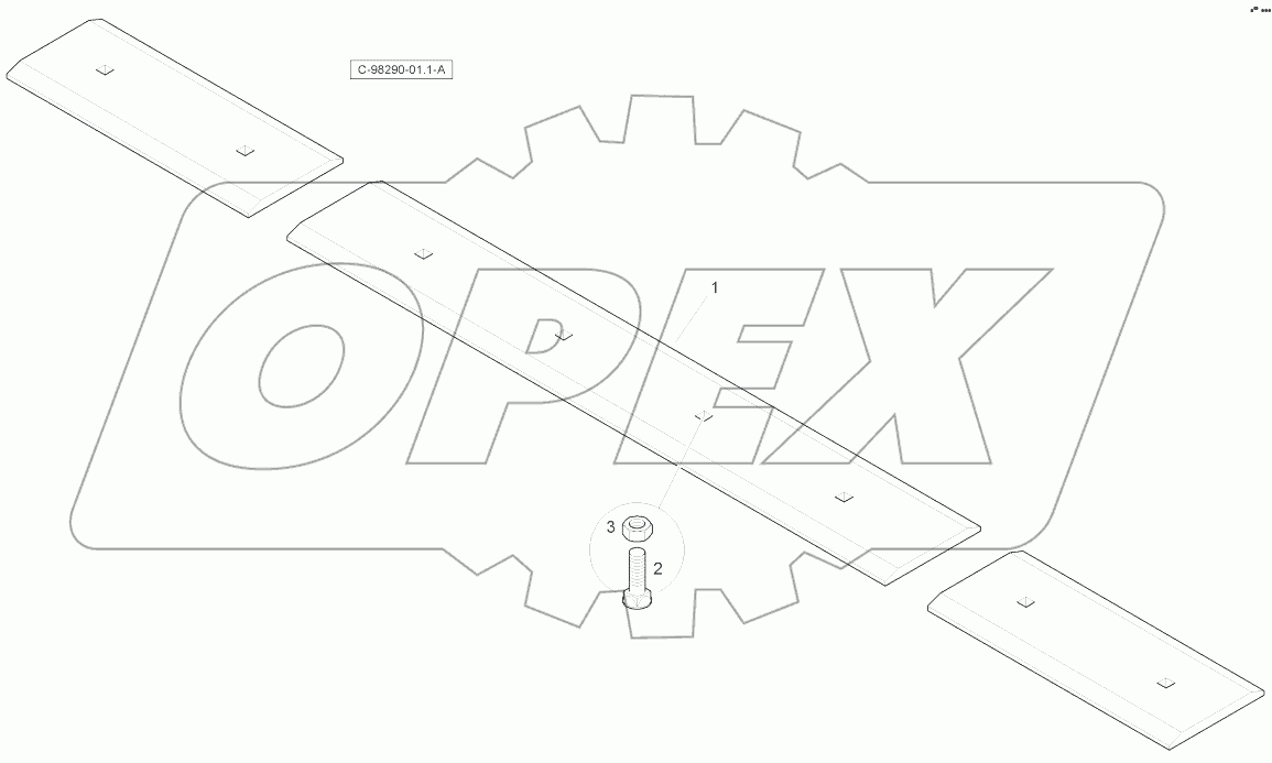 Blade - Narrow - 3 Piece