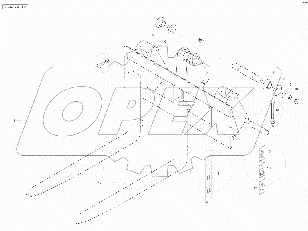 Pallet Fork - 1200mm