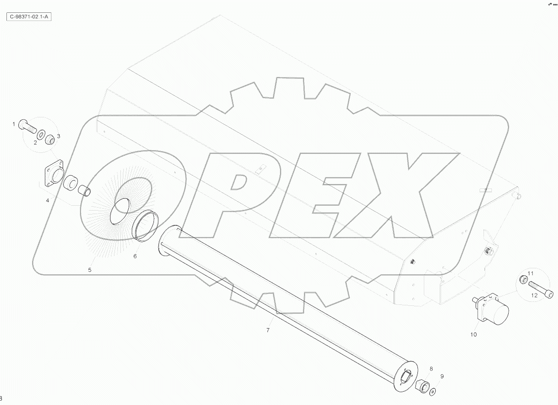 Sweeper Collector - 2500mm - Broom