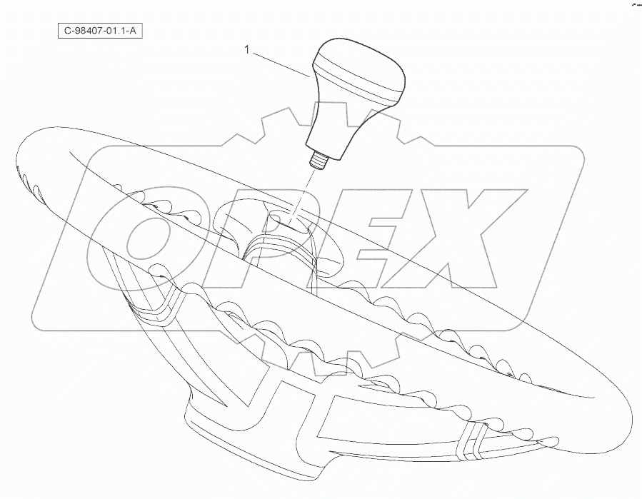Spinnner Knob Kit - Steering Wheel