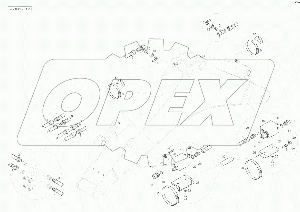 Hose Burst - Digger - Sideshift - Mechanical