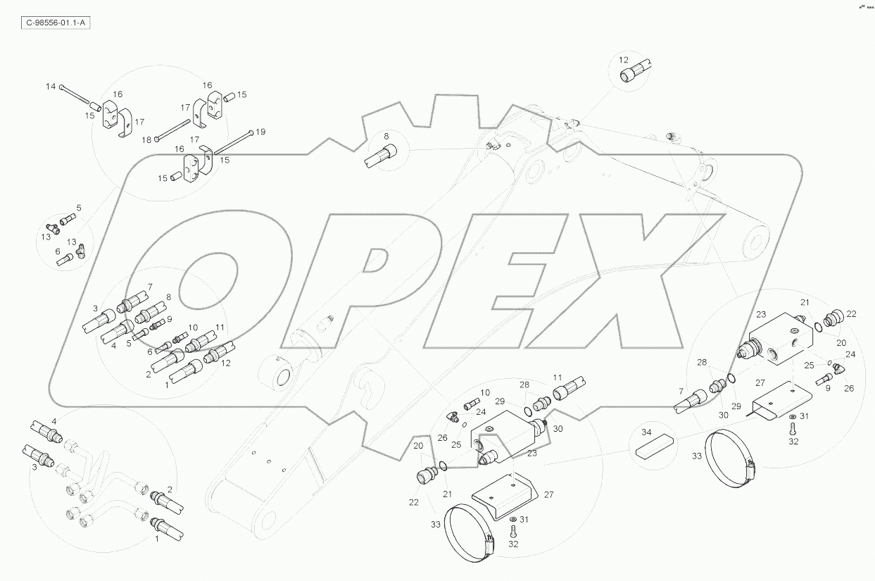 Hose Burst - Digger - Sideshift - Servo
