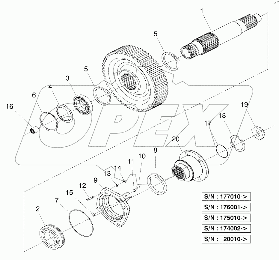  OUTPUT SHAFT