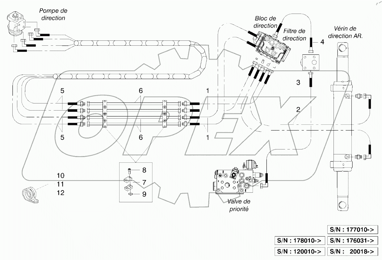  HYD. CIRCUIT STEERING