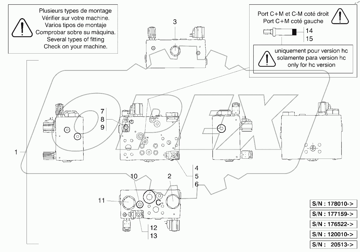  RAISING CYLINDER VALVE