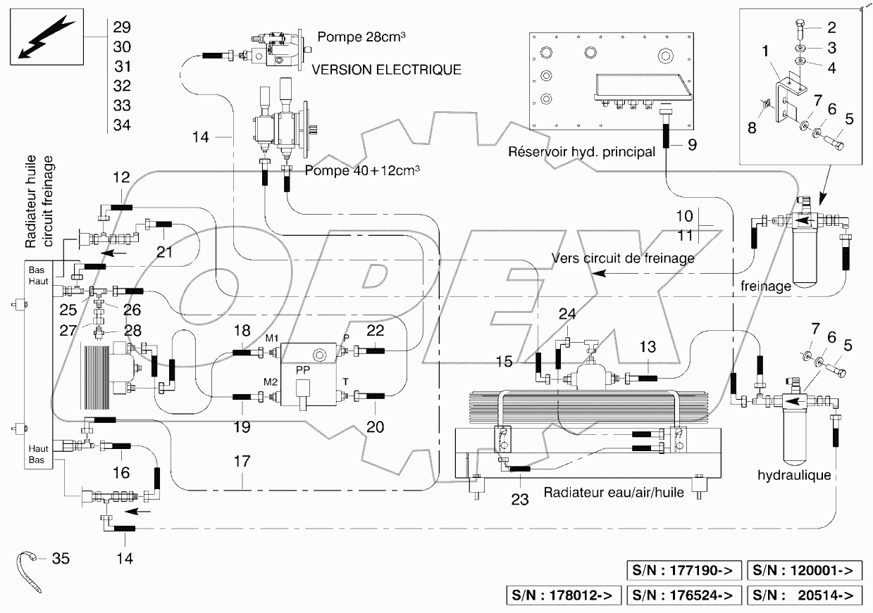  COOLER HYD. CIRCUIT
