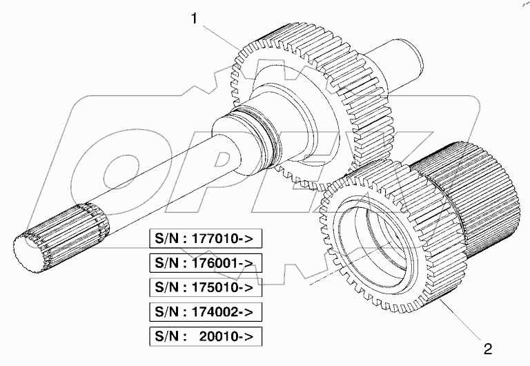  INPUT SHAFT GEAR