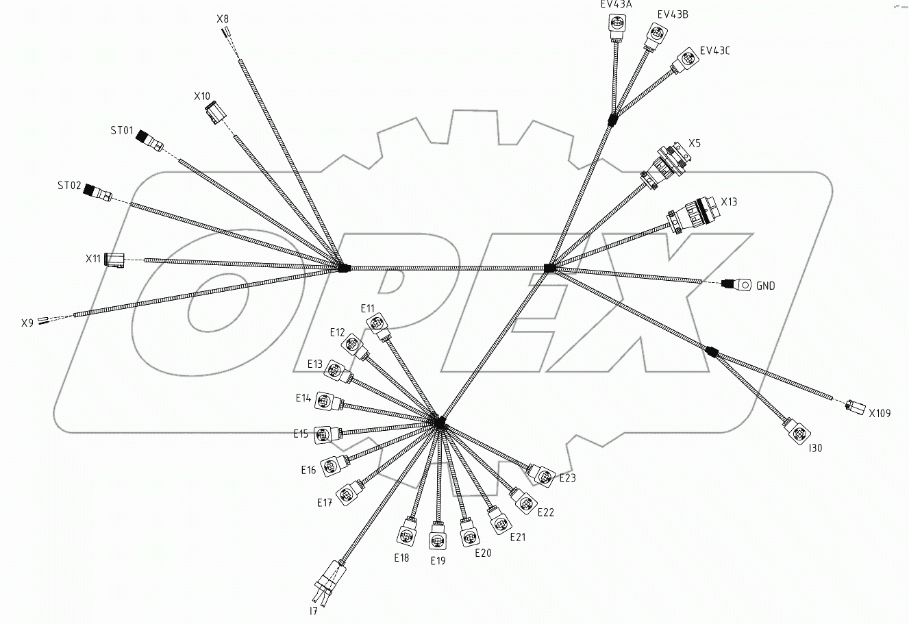  FRONT CARRIER HARNESS