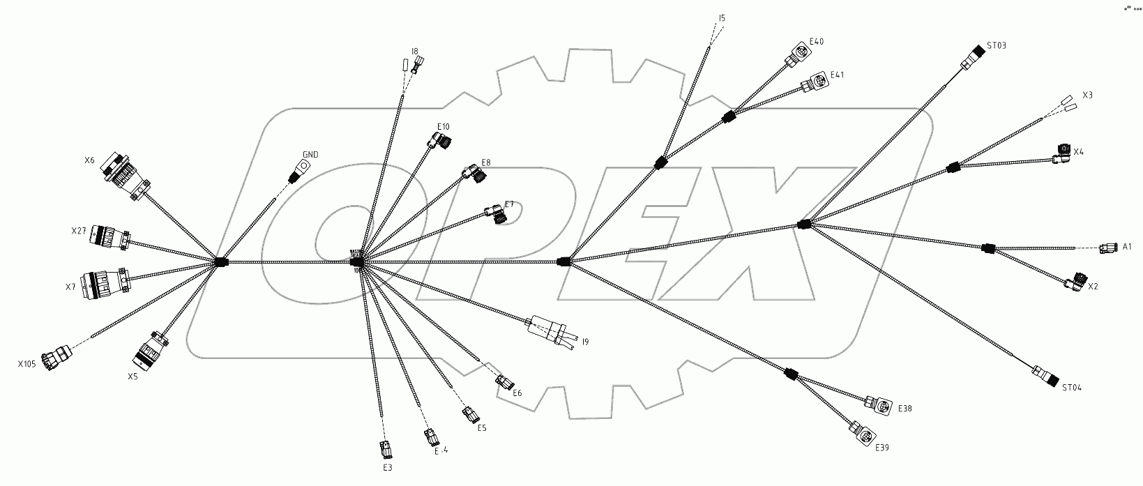  REAR CARRIER HARNESS