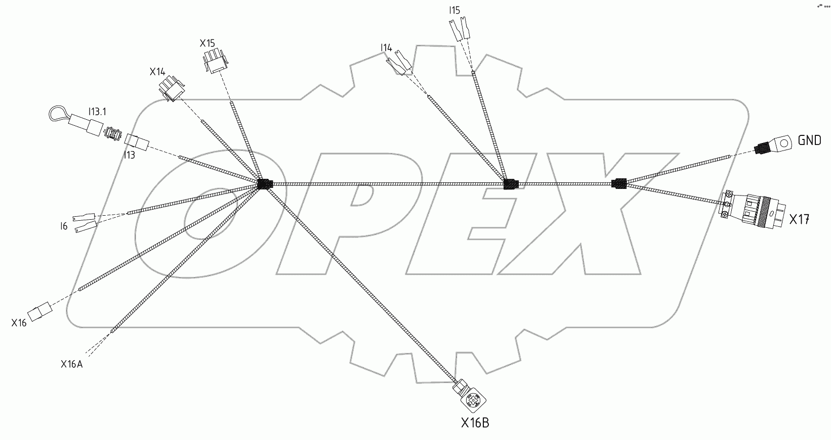  SUPERSTRUCTURE LOWER HARNESS