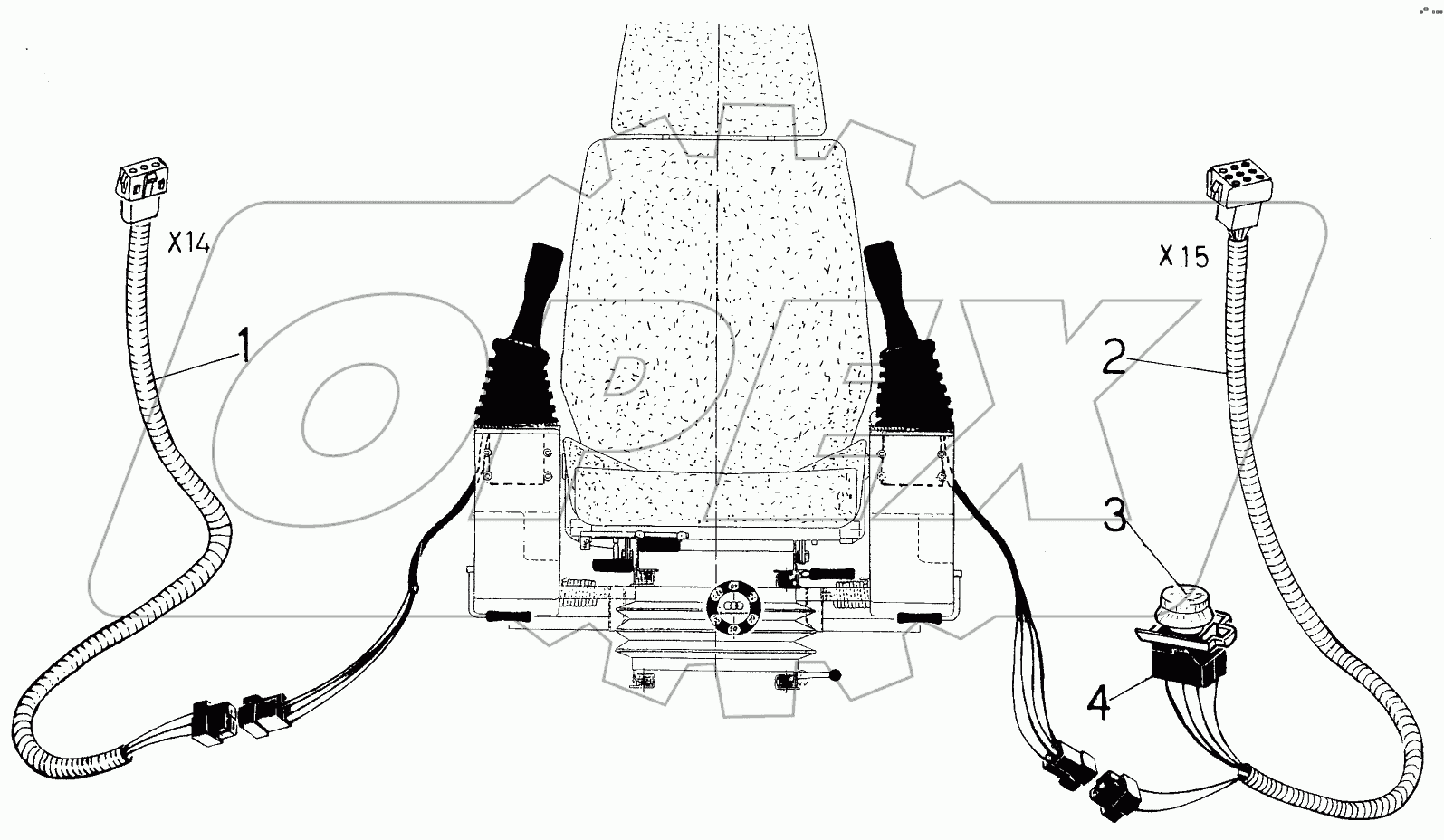  LH and RH joystick wiring