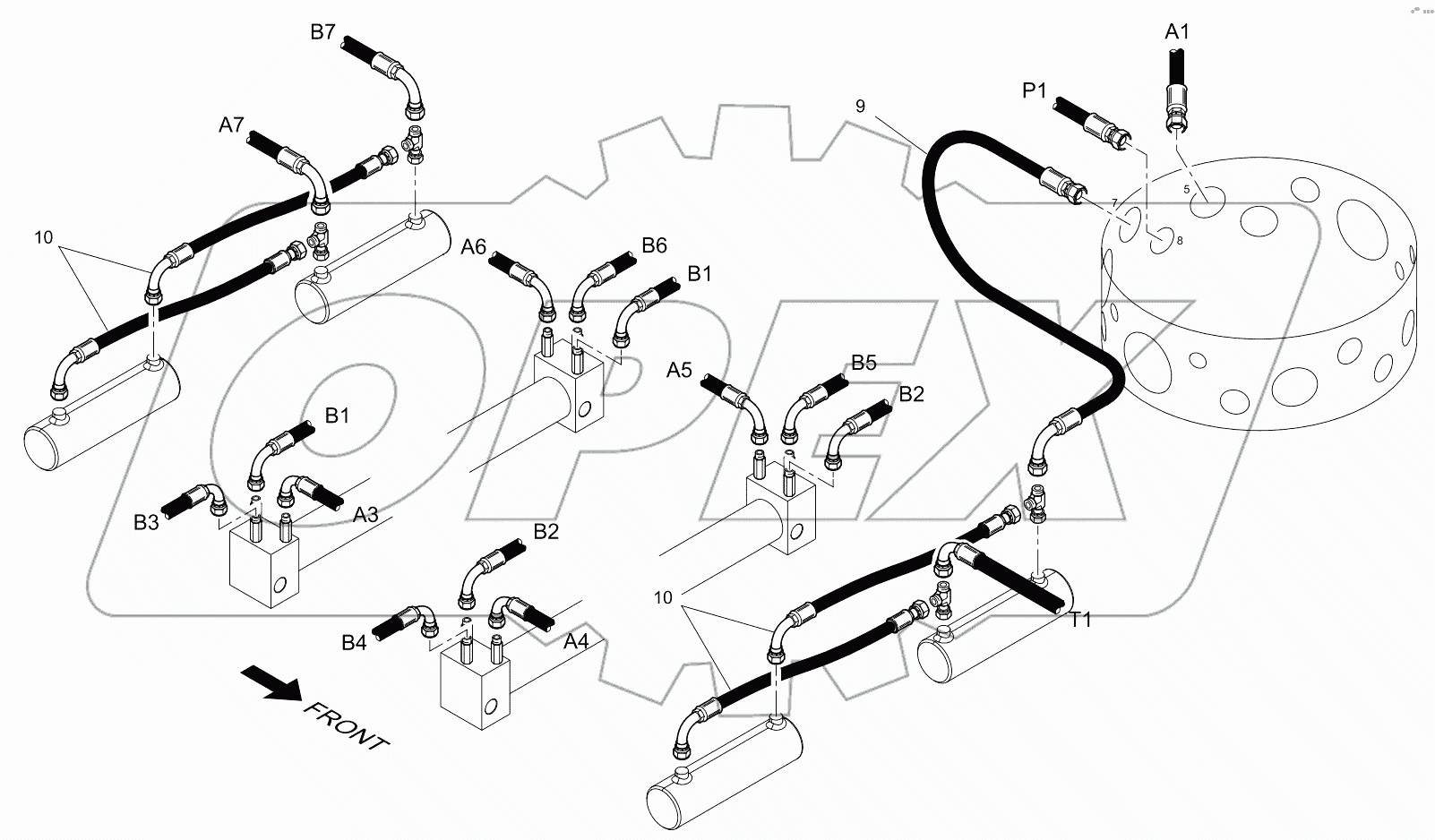  CARRIER HYDRAULIC SYSTEM