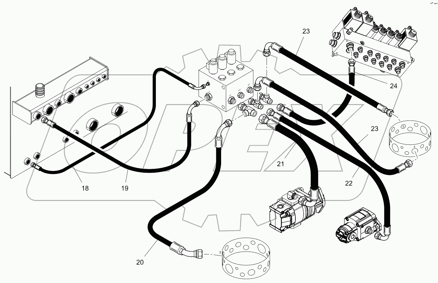  CARRIER HYDRAULIC SYSTEM