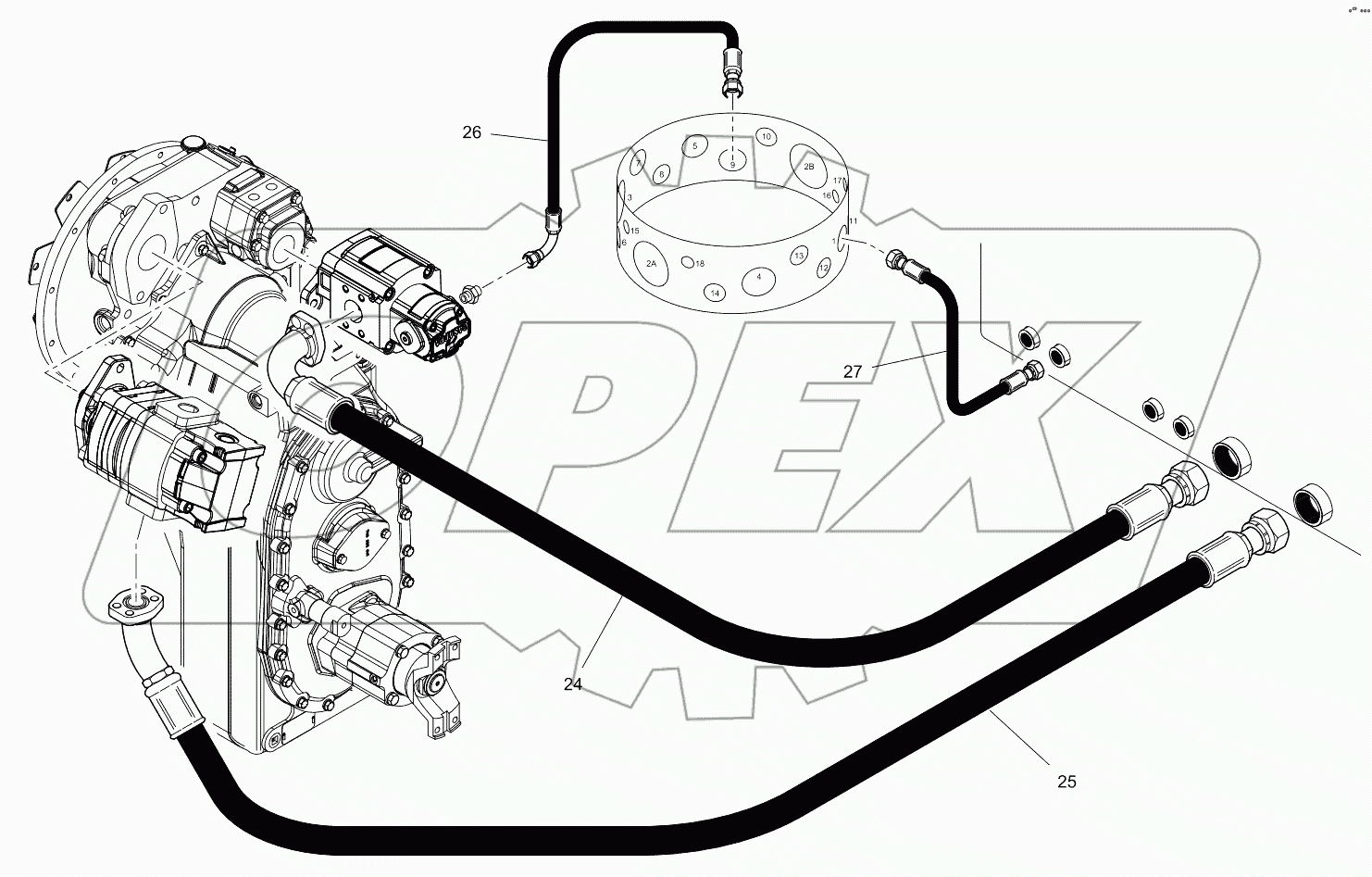  CARRIER HYDRAULIC SYSTEM