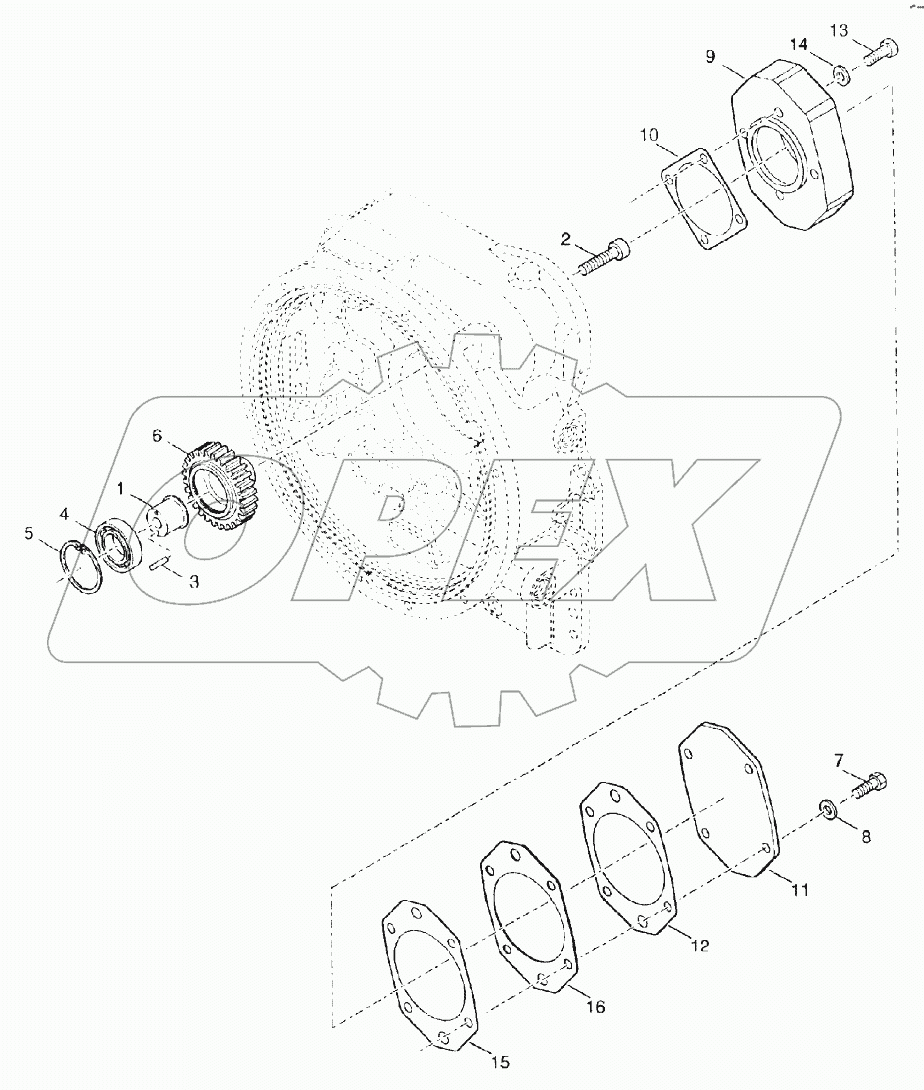  T20000 Group auxiliary pump drive