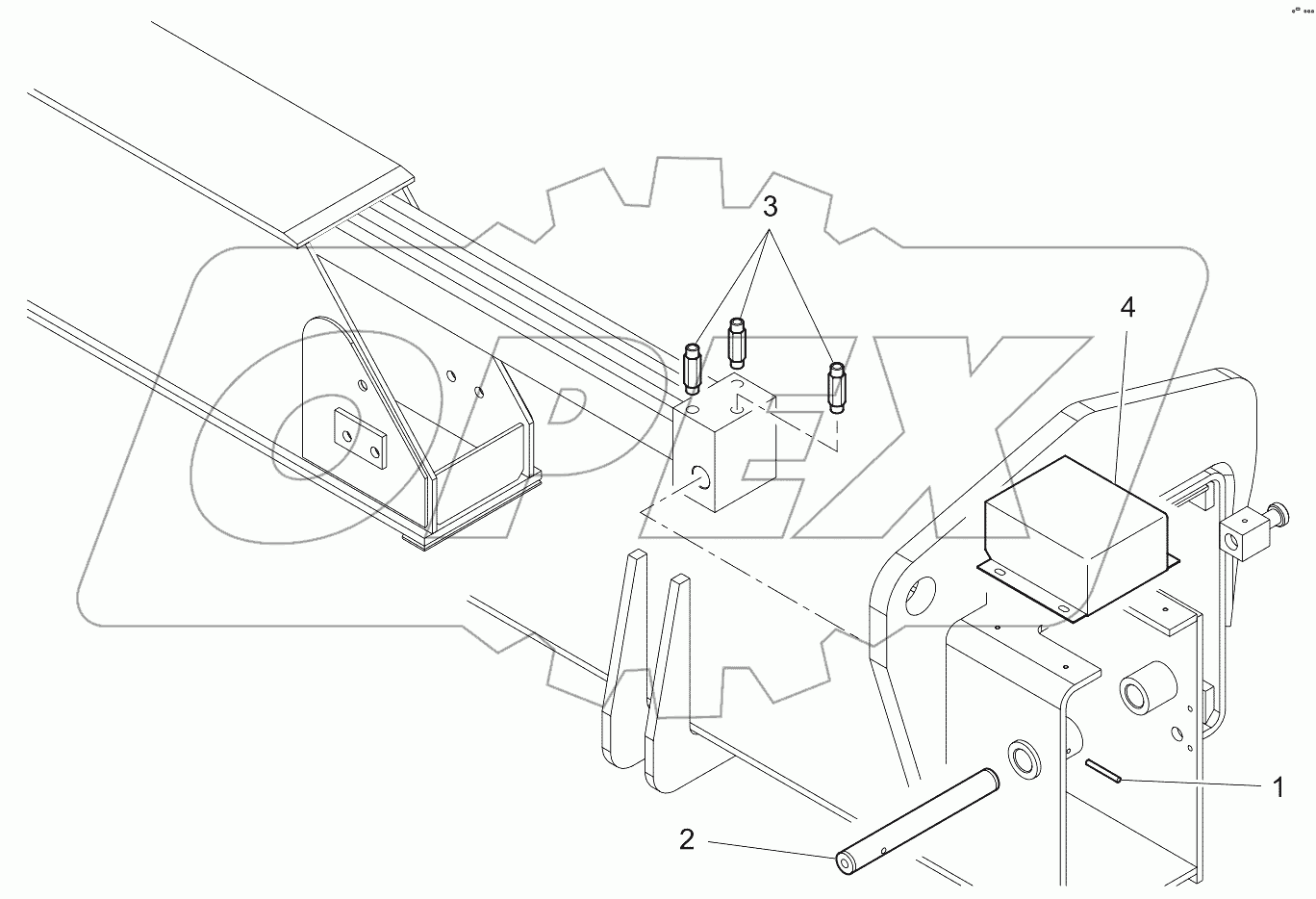  OUTRIGGERS ON CARRIER MOUNTING