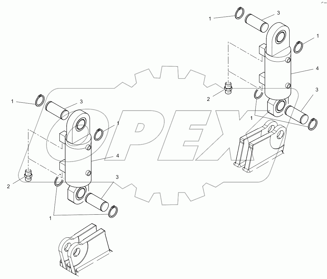  GROUP OF CYLINDERS BLOCK OSCILLATION