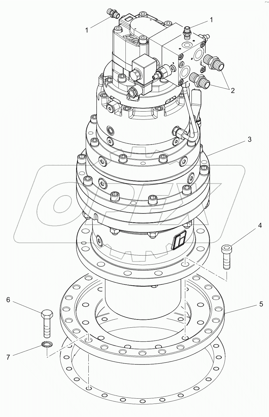 SLEWING REDUCING GEAR