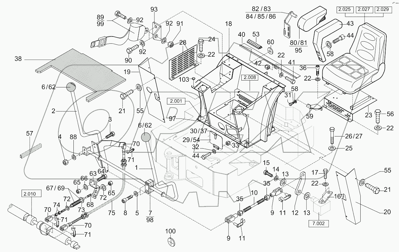  Cover, Driver’s Seat