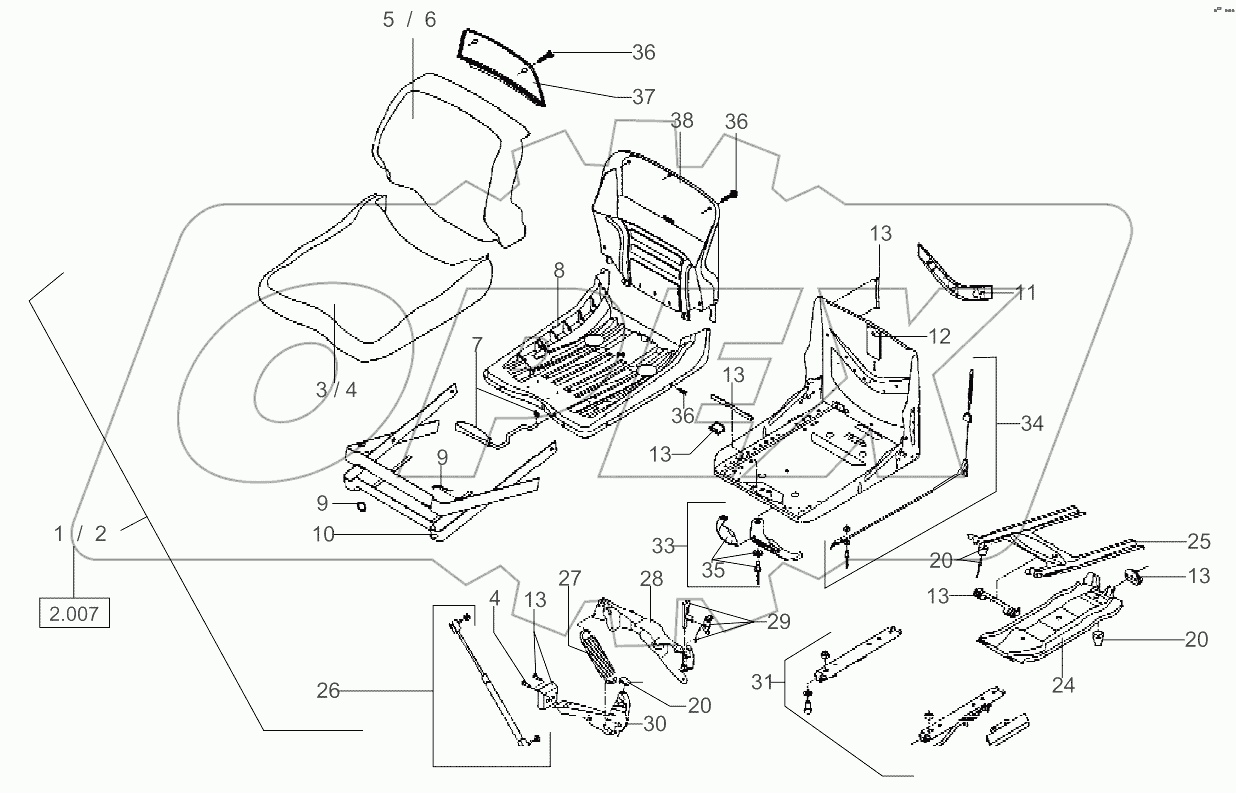  Operator's Seat Msg20