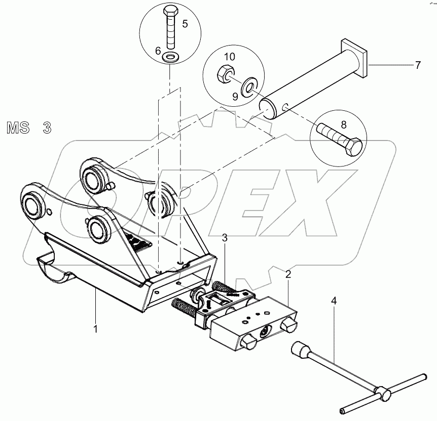  Ouick Mount Hitch Ms03