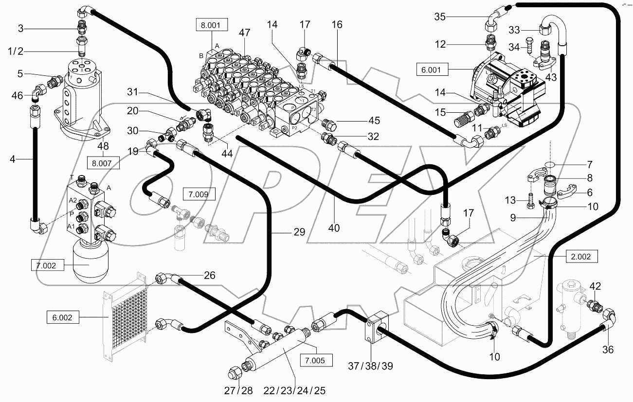  Hydraulikinstallation - Umlauf