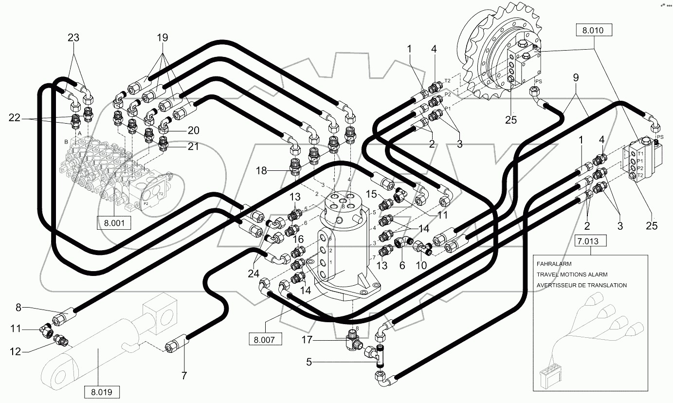  Hydraulic Installation - Drive