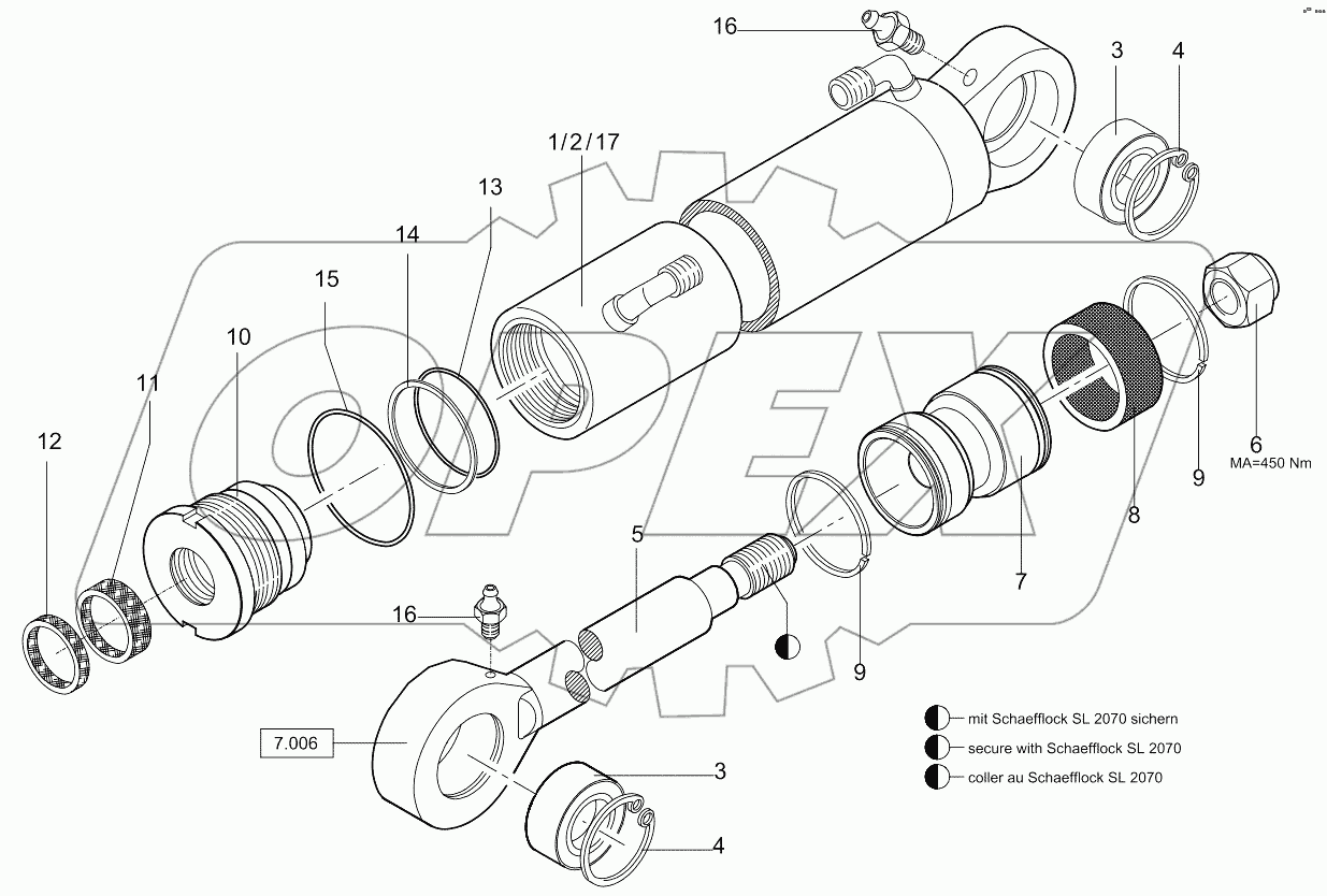  Hydraulic Cylinder – Stick Z 70/40