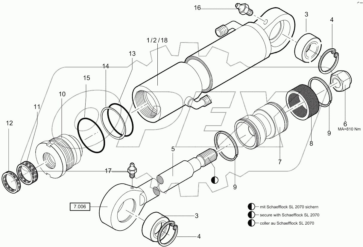  Hydraulic Cylinder – Boom Z 80/40