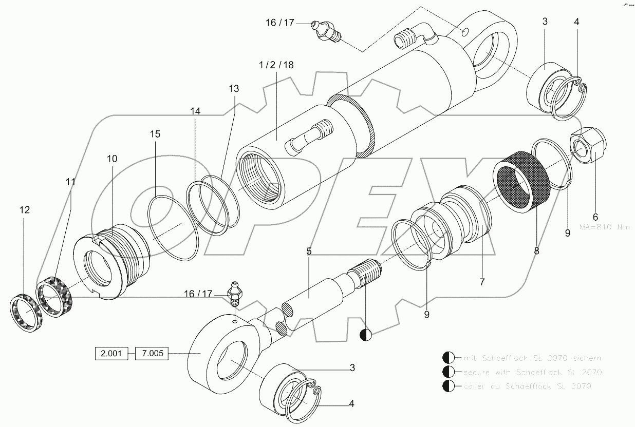  Hydraulic Cylinder – Articulation Z 80/40