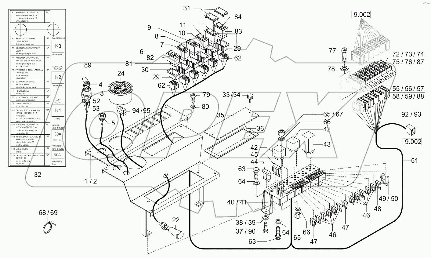  Electrical Installation - Instrument Panel