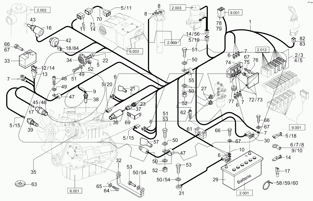  Uppercarriage, Engine