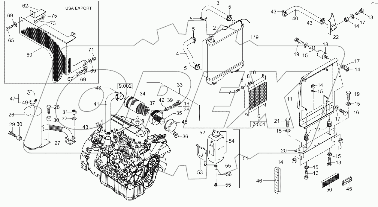  Mounting Parts - Engine