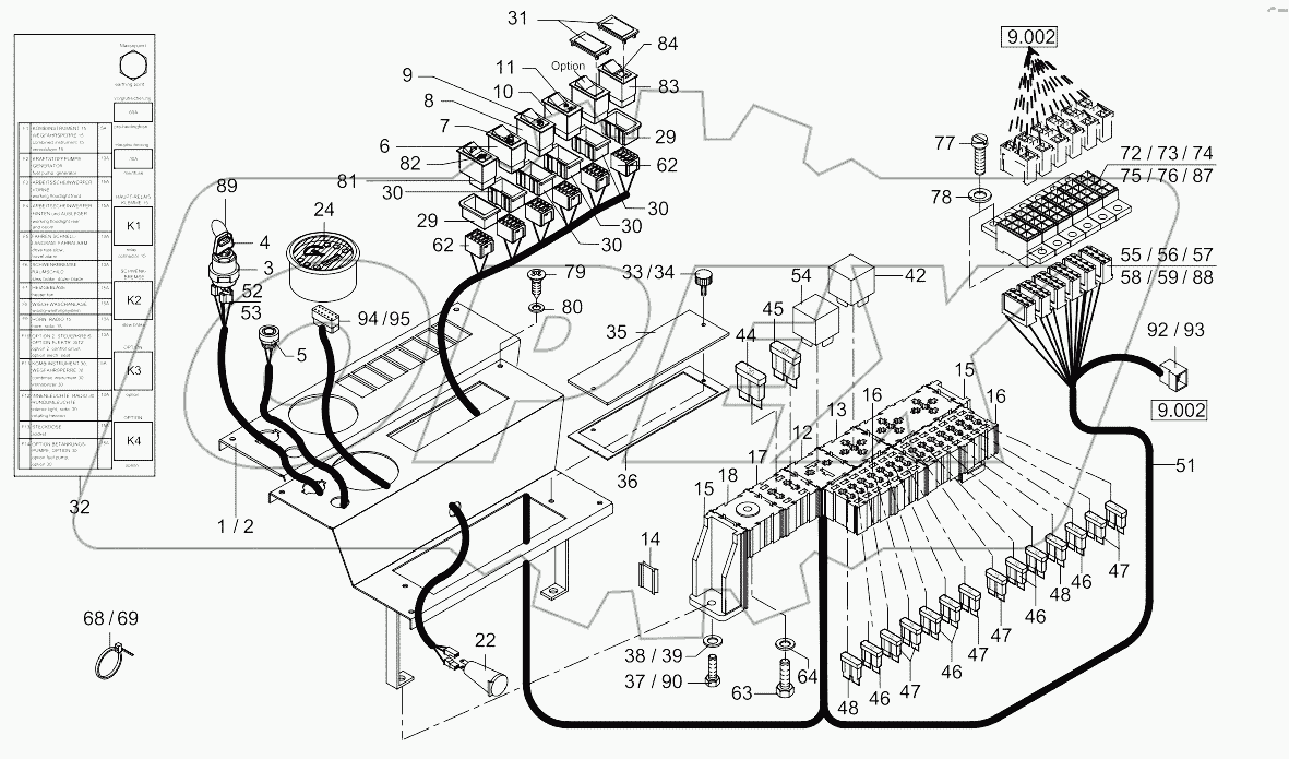  Electrical Installation - Instrument Panel