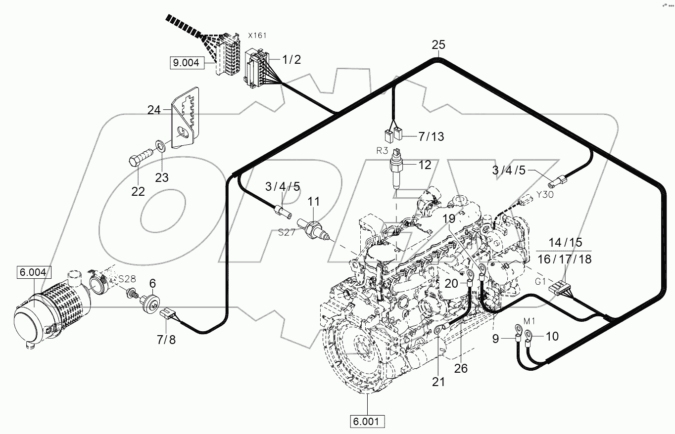  ELECTRIC INSTALLATION - ENGINE