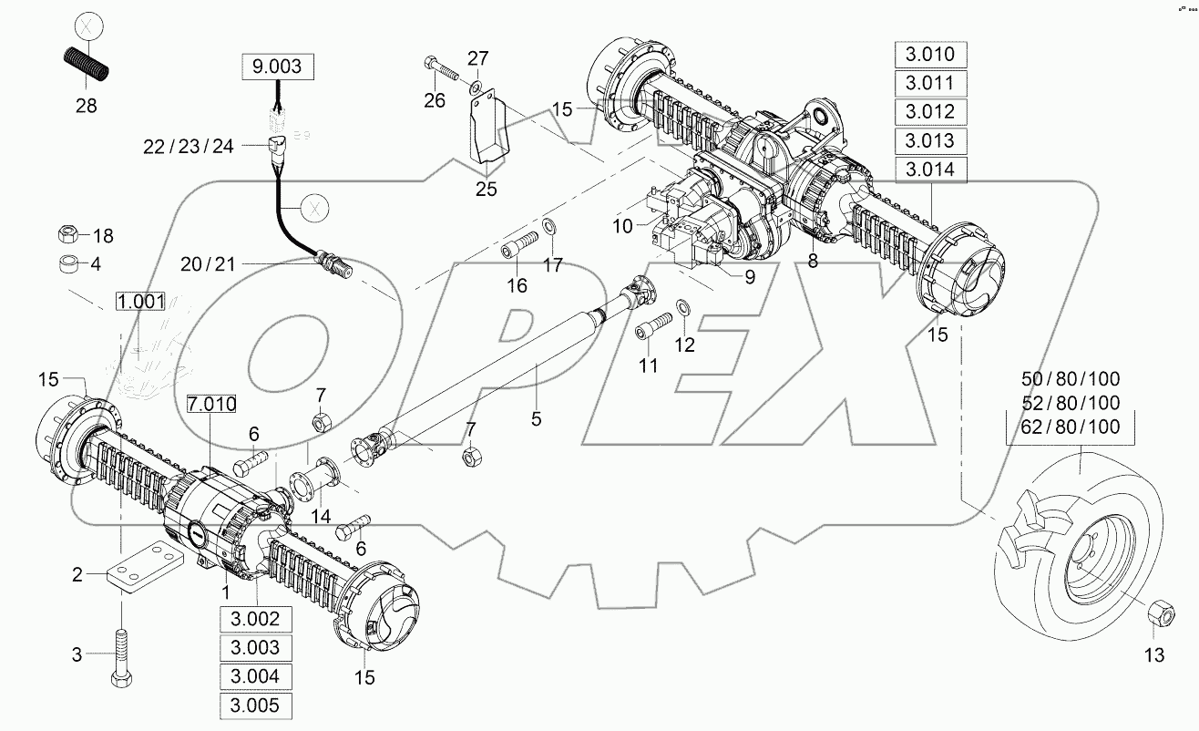  Axle, Tires >Tl03100114