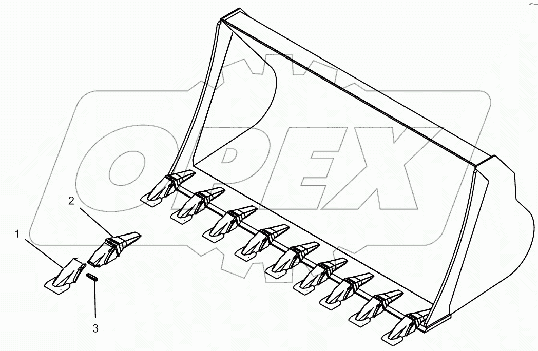  Bucket With Quick Attach
