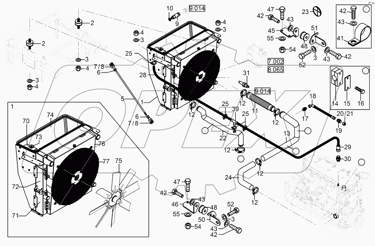  Combined Oil Cooler Tl03100102-0122