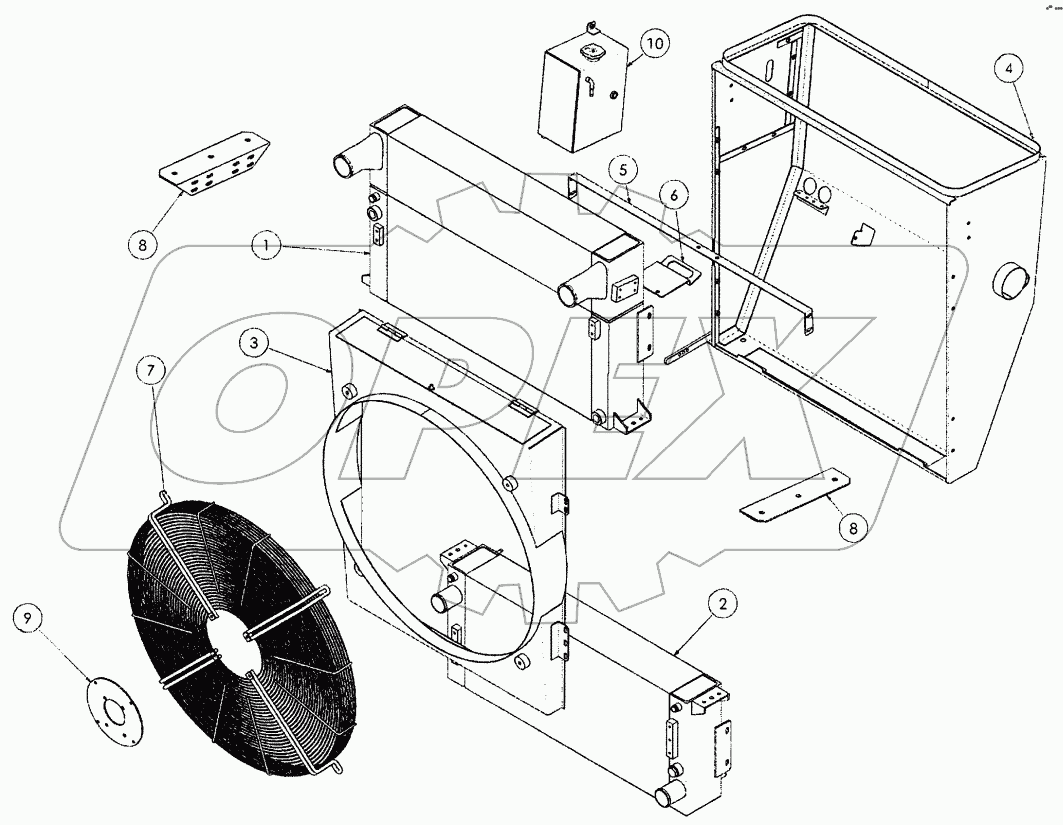  Combined Oil Cooler Items Tl03100123>