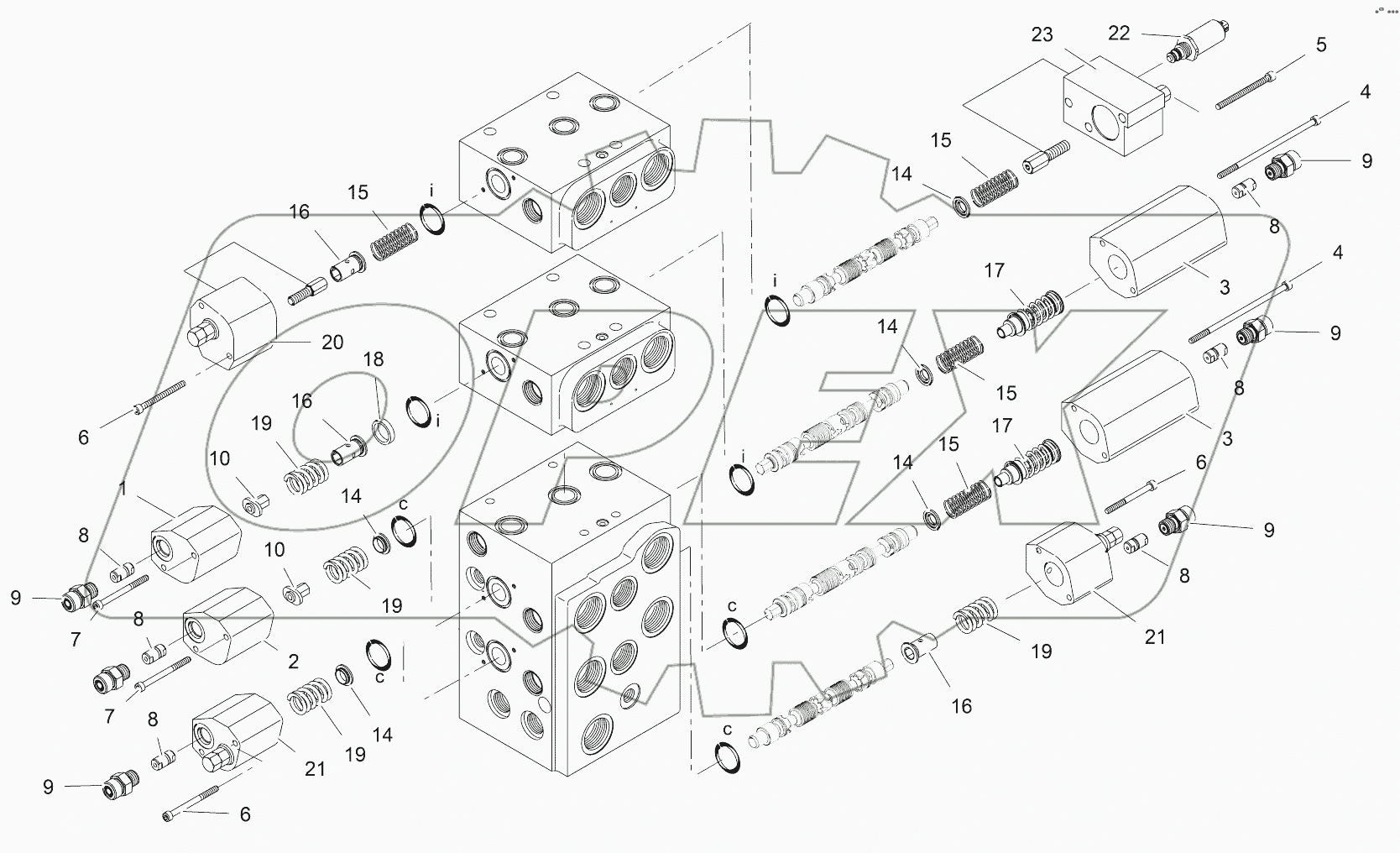  Valve Bank - Spool 4m6-15 5606660525