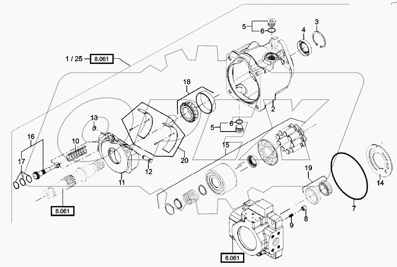  VARIABLE DISPLACEMENT PUMP – WORKING