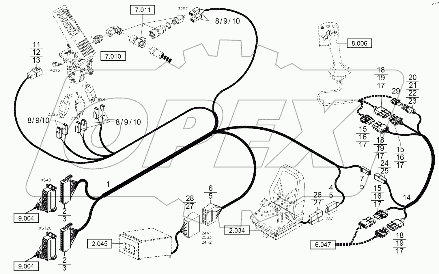  ELECTRIC INSTALLATION - FLOOR FRAME
