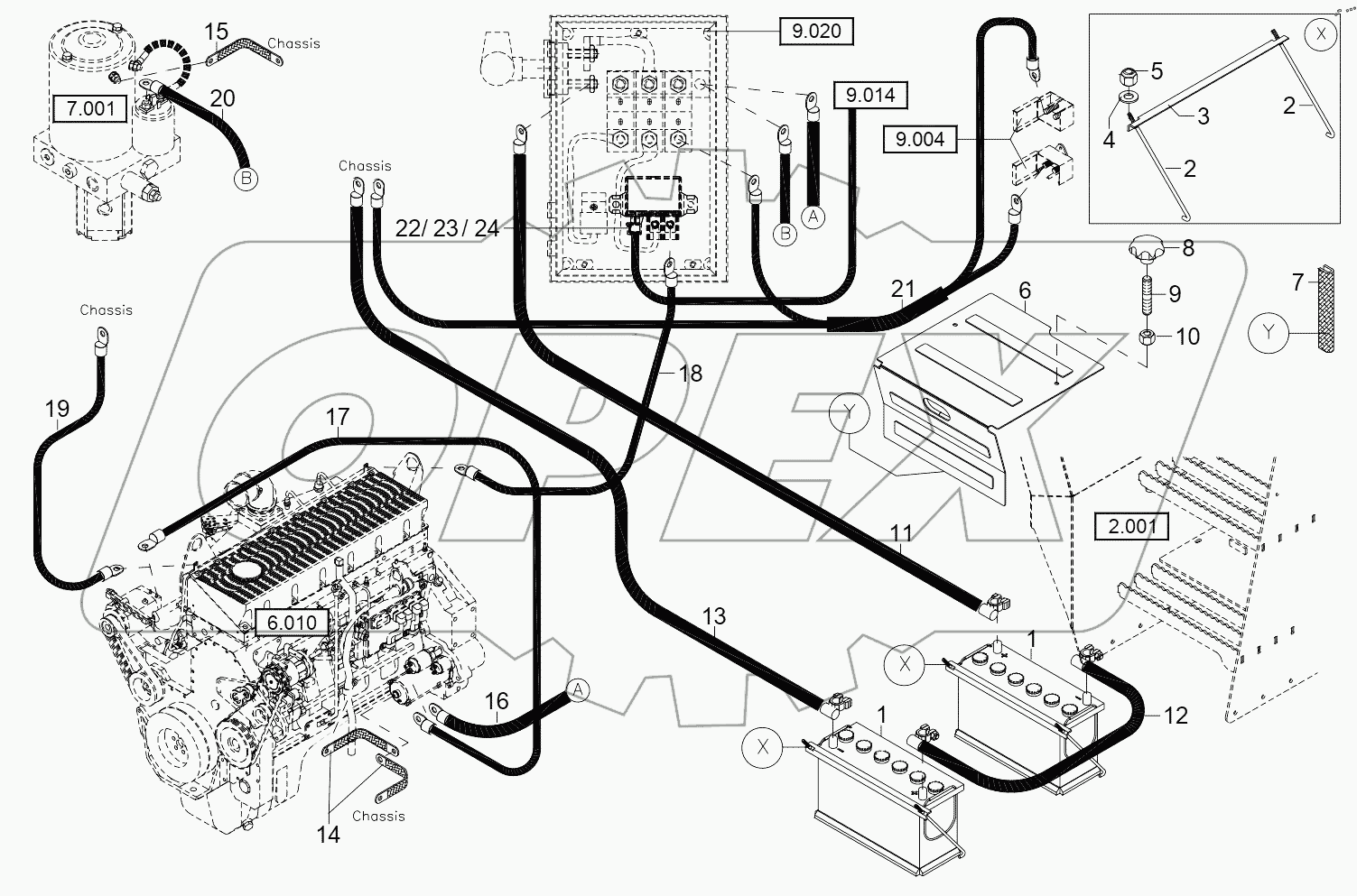  ELECTRIC INSTALLATION - BATTERY >TL045000163