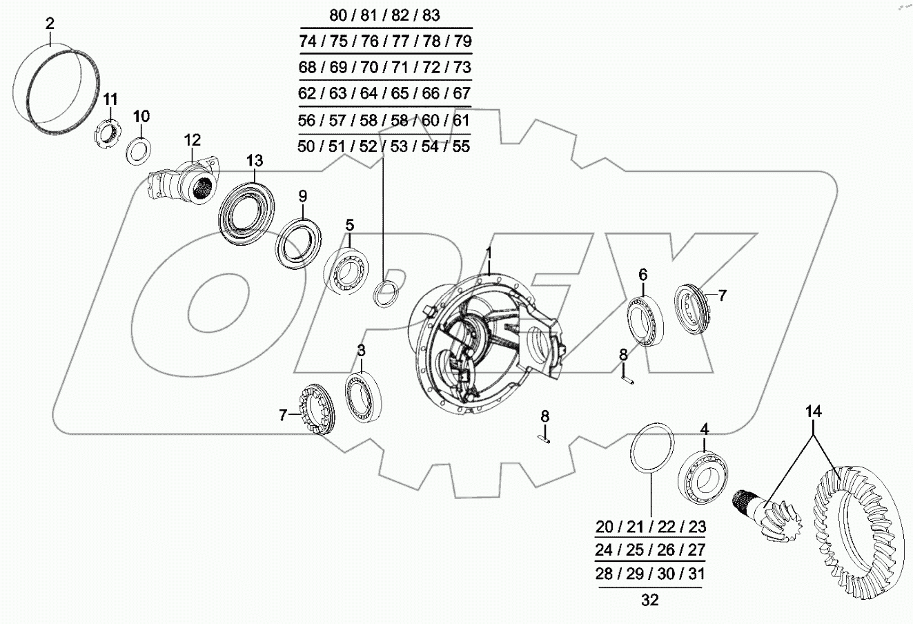  REAR AXLE - AXLE INSERT 1 TL04500165>