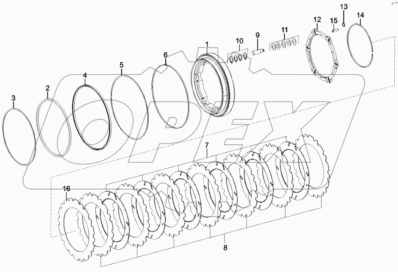  REAR AXLE - BRAKE LEFT >TL04500138 (-0120)