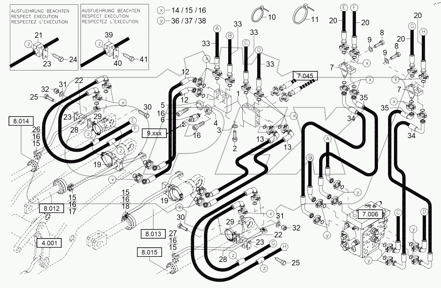  HYDRAULIC INSTALLATION - LOADING EQUIPMENT